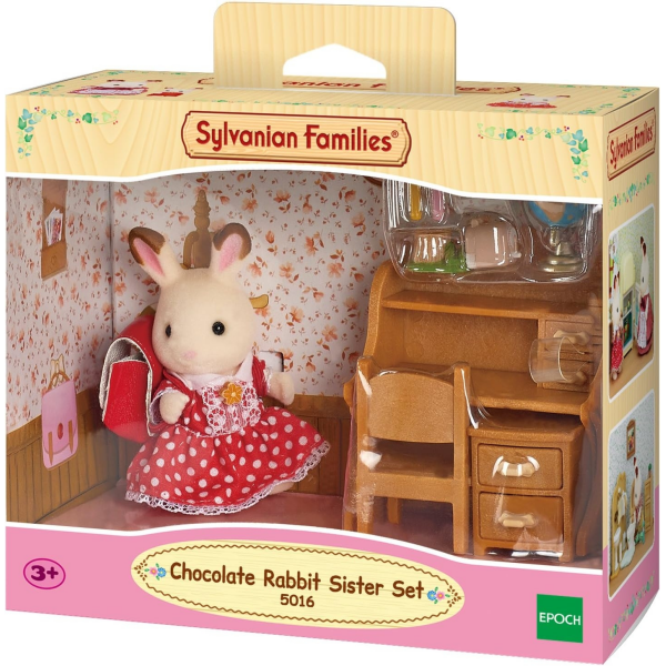 Set de escritorio Conejo Chocolate Sylvanian Families 05016 Epoch
