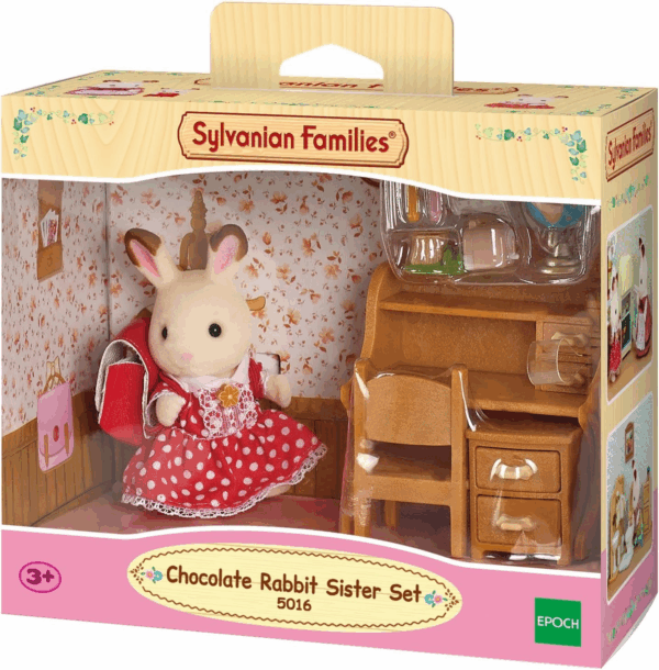 Set de escritorio Conejo Chocolate Sylvanian Families 05016 Epoch