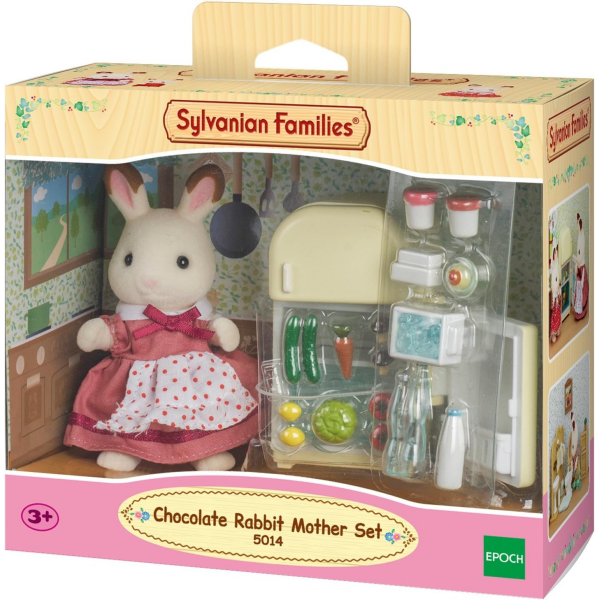 Sylvanian Set de nevera Teri Conejo Chocolate Epoch 5014