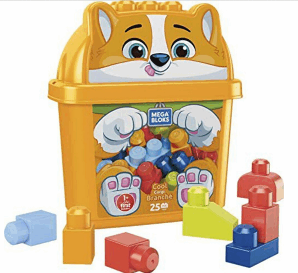 Cubo bloques animalito Corgi Megablocks HDK81