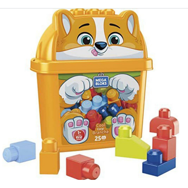 Cubo bloques animalito Corgi Megablocks HDK81