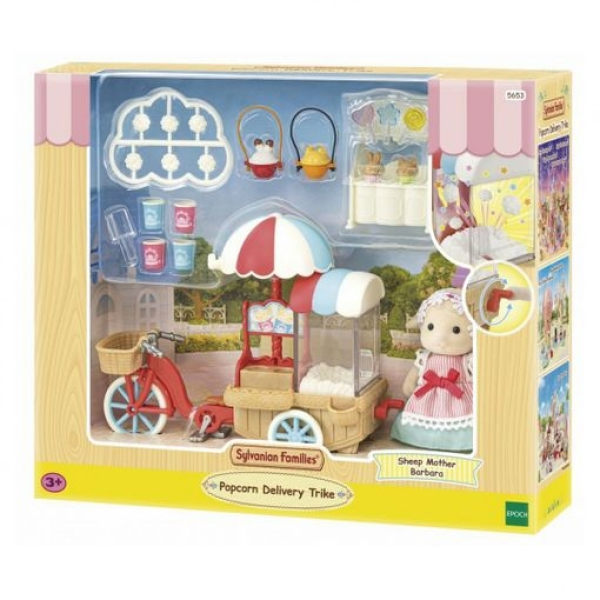Sylvanian Puesto de Palomitas Barbara Oveja Epoch 5653