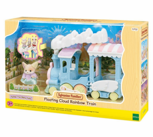 Tren arcoiris de las nubes Sylvanian Family Epoch 5702