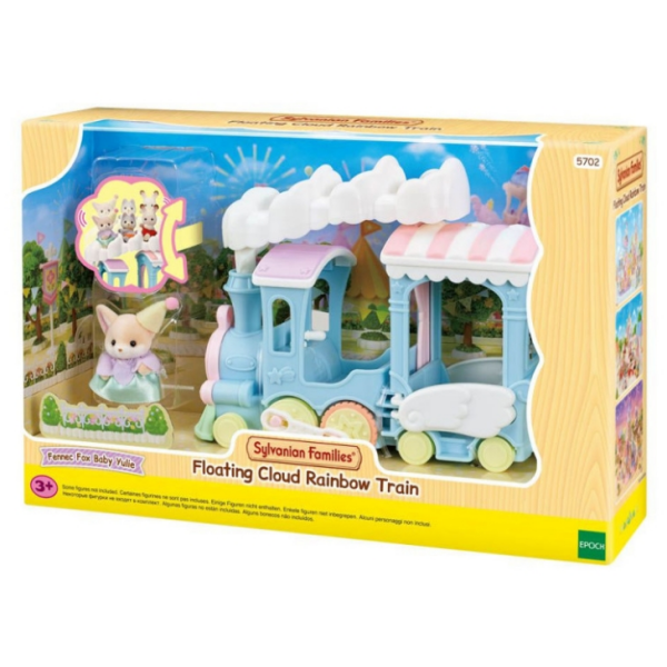 Tren arcoiris de las nubes Sylvanian Family Epoch 5702