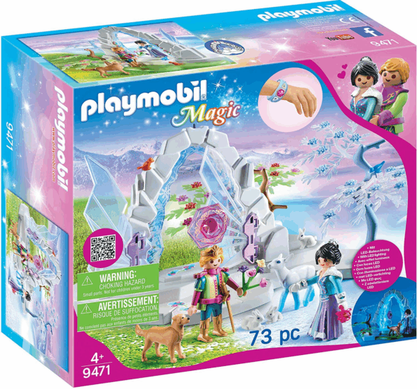 Portal de cristal a la puerta del invierno playmobil 9471