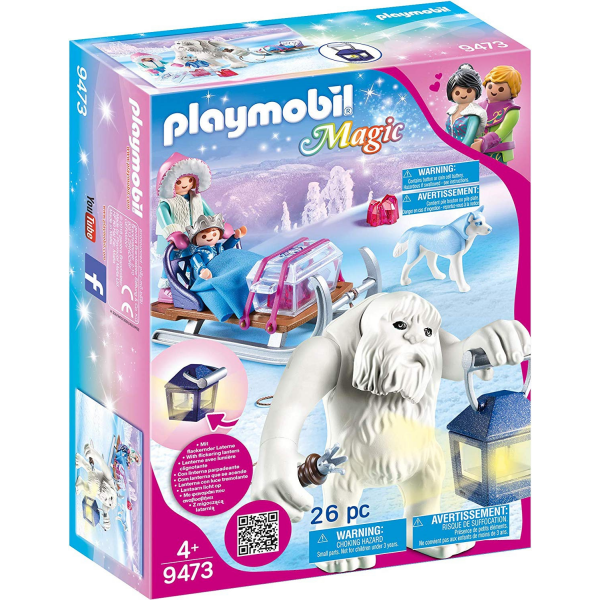 Trol de nieve con trineo playmobil 9473