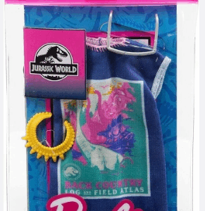Barbie Fashions Jurassic World Paquete de moda - Vestido azul Mattel GRD47