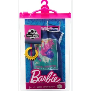Barbie Fashions Jurassic World Paquete de moda - Vestido azul Mattel GRD47