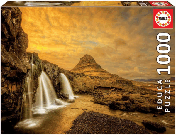 Educa Puzzle1000 piezas Cascada Kirkjufellsfoss, Islandia