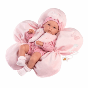 Bimba 35cm con Cojin Rosa LLorens 63592