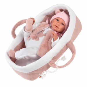 Mimi 40 cm Lloron con Capazo LLorens 74012
