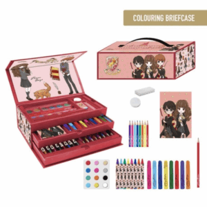 Set de papeleria maletin Harry Potter con acuarelas, rotuladores, colores, Cerda