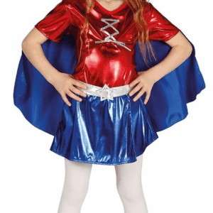 Guirca Disfraz Súperheroína mujer maravilla talla 7-9 años(125 - 135 cms)