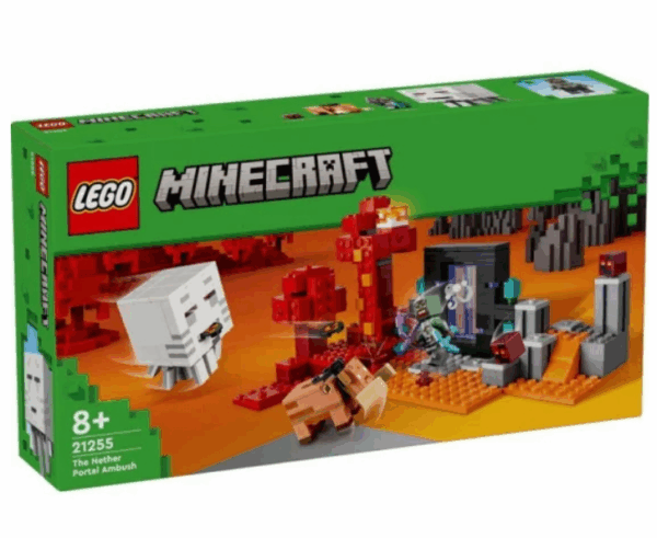 La emboscada en el portal de Nether Lego Minecraft 21255