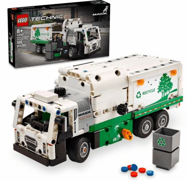 Camion de residuos Mack LR electric Lego Technic 42167
