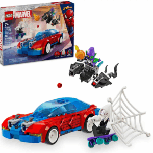 Coche de Carreras de Spider-Man y Duende Verde Venomizado Lego Marvel 76279