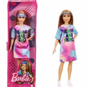 Barbie Fashionista 159 vestido teñido Mattel GRB51