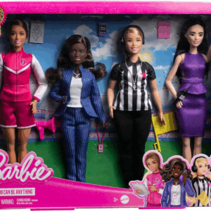 Barbie Set 4 Muñecas Carreras Deportivas Mattel HKT80