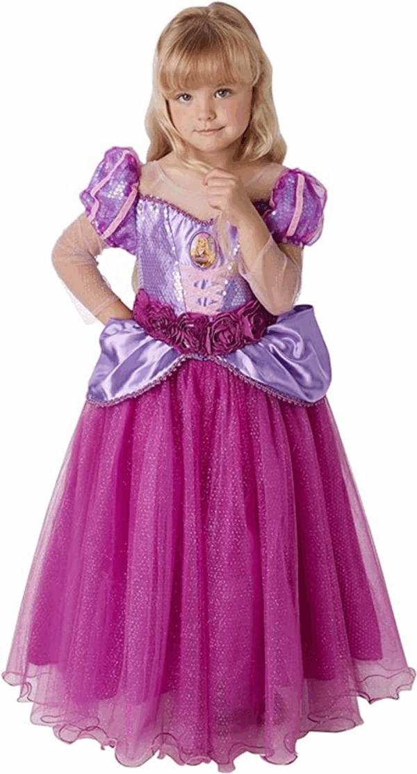 Disfraz Rapunzel Premium Talla S 3-4 años Rubies 620484