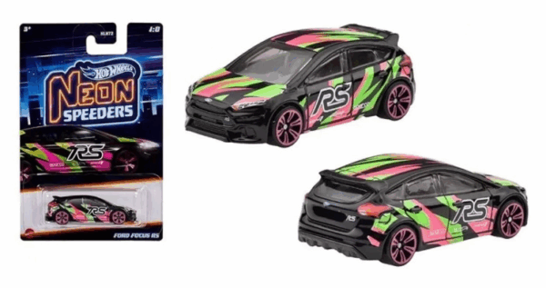 Hot Wheels Neon Speeders Ford Focus RS Mattel HLH73