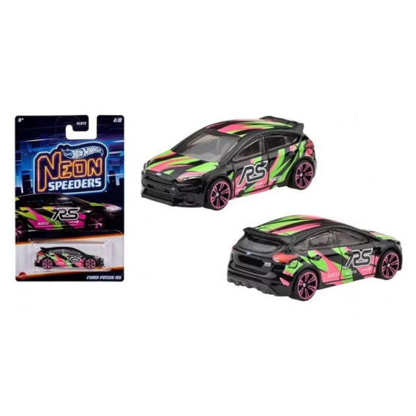 Hot Wheels Neon Speeders Ford Focus RS Mattel HLH73