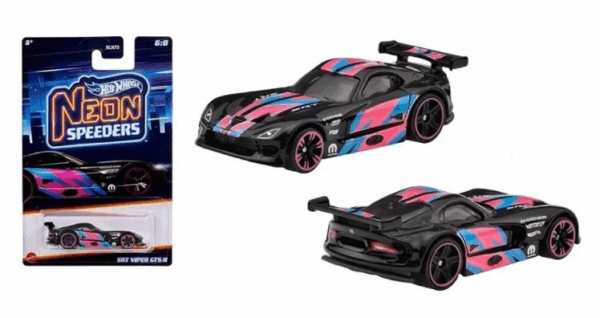 Hot Wheels SRT Viper GTS-R Neon Speeders 6/8 Mattel HLH78