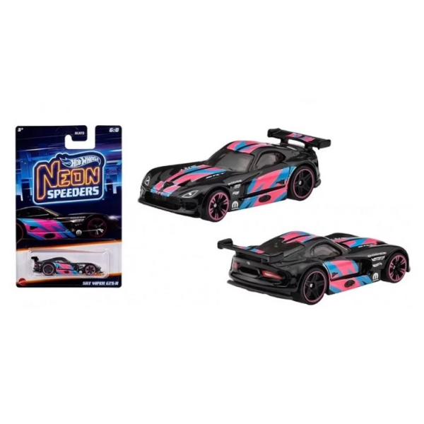 Hot Wheels SRT Viper GTS-R Neon Speeders 6/8 Mattel HLH78