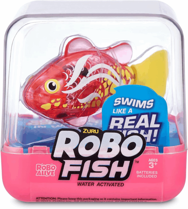 Robo Fish Color Changes Fucsia cola amarilla Zuru
