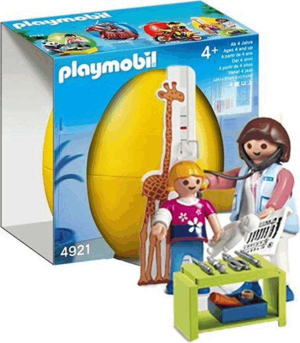 Playmobil Pedriatra con niño Huevo Amarillo Playmobil 4921