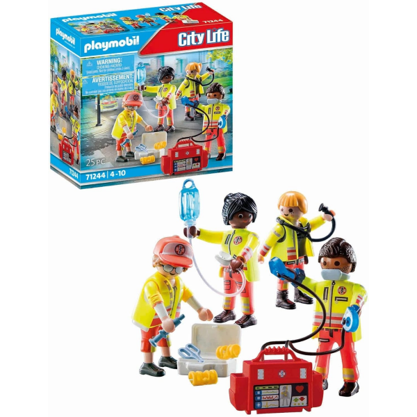 Playmobil Equipo de Rescate Playmobil City Life 71244