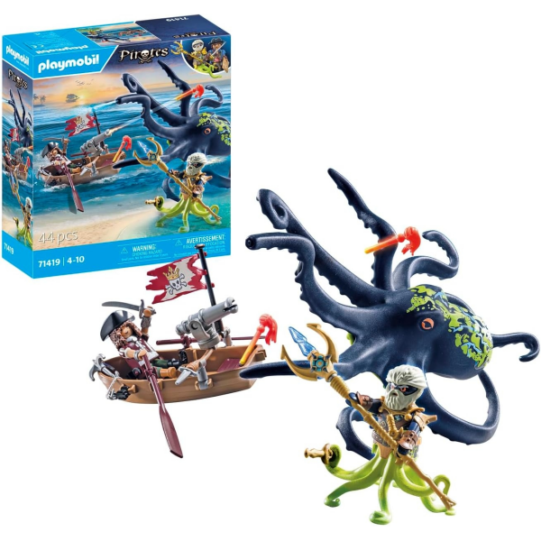 Playmobil Batalla con Pulpo Gigante Playmobil Pirates 71419