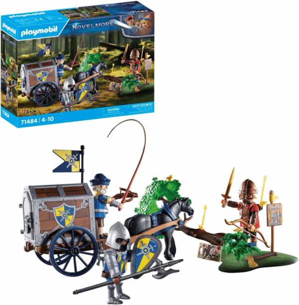 Playmobil Convoy de Novelmore con Bandido Playmobil Novelmore 71484