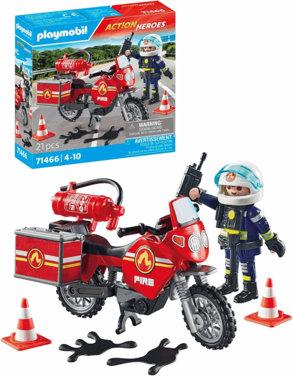 Playmobil Moto de Bomberos Playmobil Action 71466