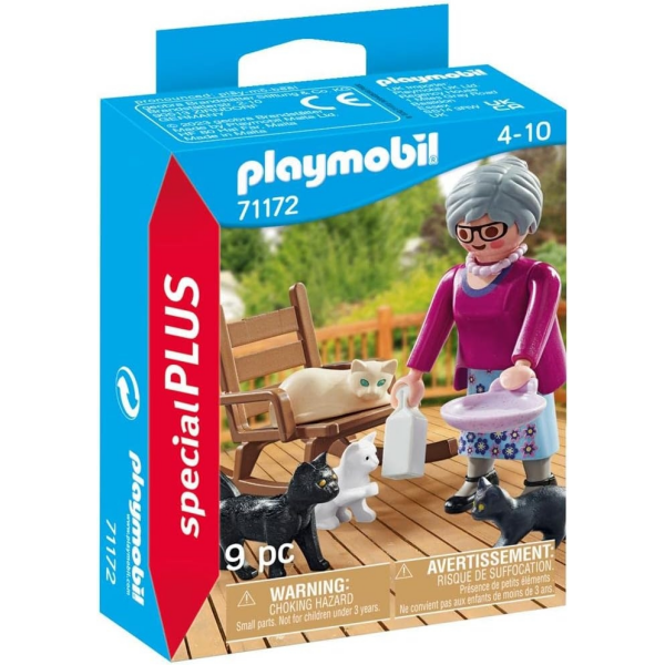 Playmobil Abuela con Gatos Playmobil Special Plus 71172