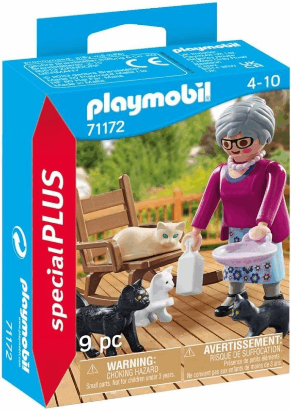 Playmobil Abuela con Gatos Playmobil Special Plus 71172