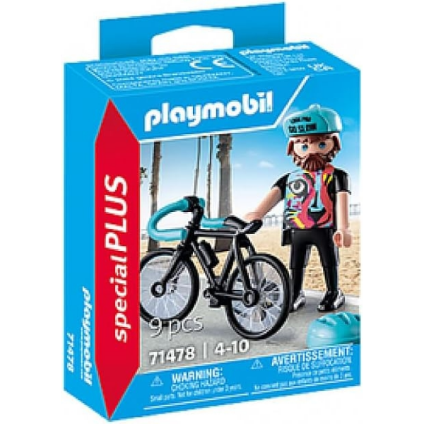 Playmobil Ciclista de Carretera Playmobil Special Plus 71483