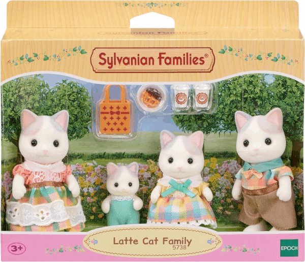 Sylvanian Families Familia Gatos de Leche Sylvanian 5738 Epoch