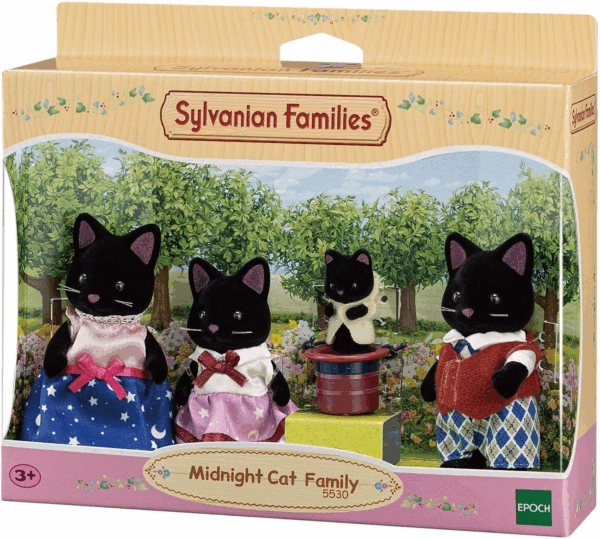 Familia Gatos de Medianoche Sylvanian 5530