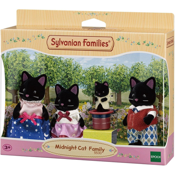 Familia Gatos de Medianoche Sylvanian 5530