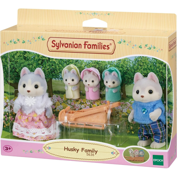 Familia Husky Sylvanian 5636