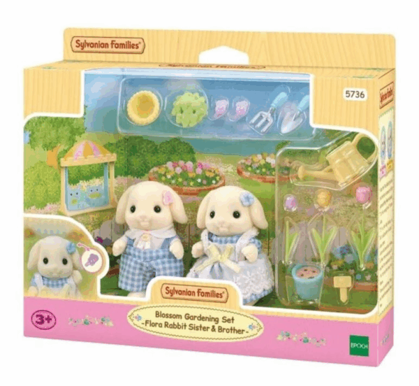Sylvanian Set Hermanos Conejo Flora - 5736 Sylvanian Families