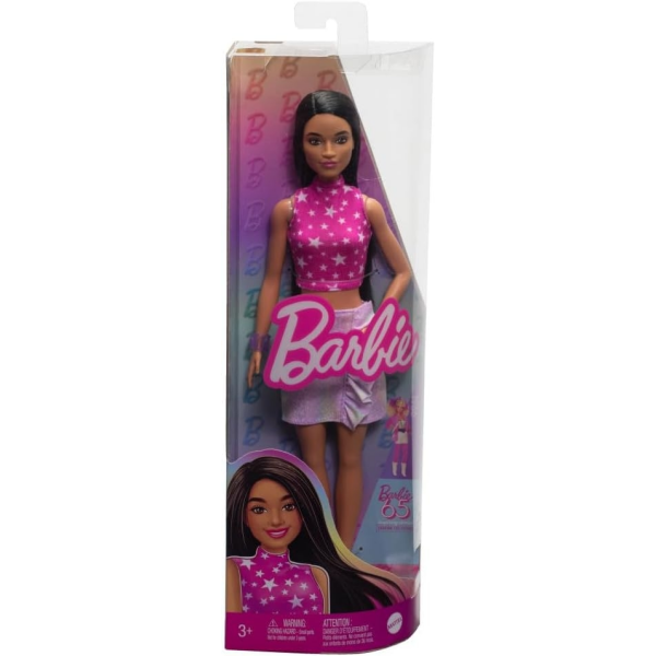 Barbie Fashionista 215 Top Estrellas Falda Volante Mattel HRH13