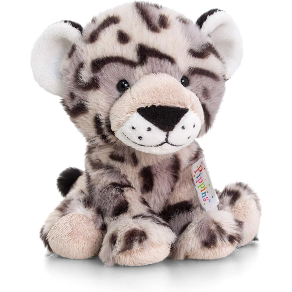 Keel Toys Pippins Peluche Leopardo Blanco Opal 14 cm
