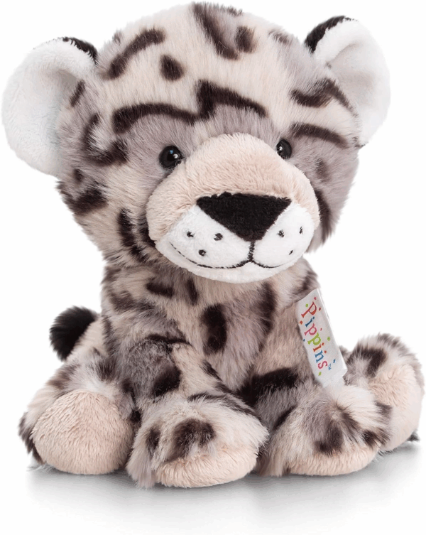 Keel Toys Pippins Peluche Leopardo Blanco Opal 14 cm