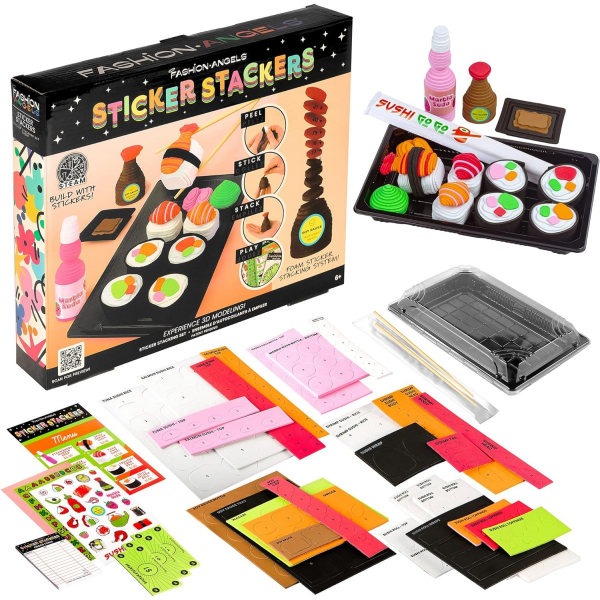 Pegatinas 3D Set de Sushi Crayola