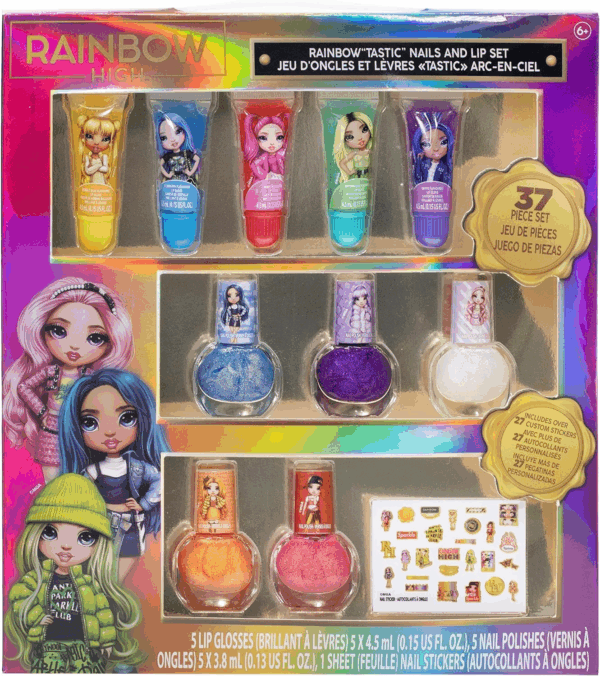 Rainbow High Set Nails and Lip