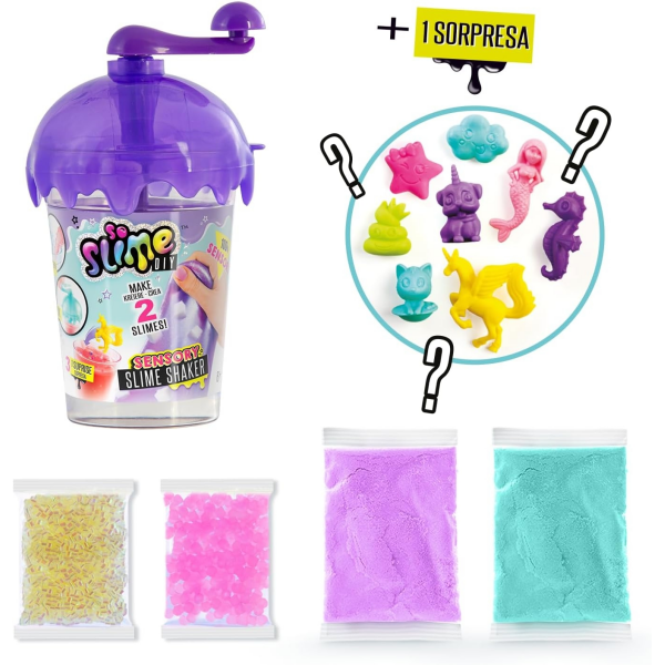 Mezclador Lila Sensory Slime Shaker Canal Toys