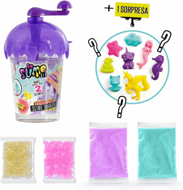 Mezclador Lila Sensory Slime Shaker Canal Toys