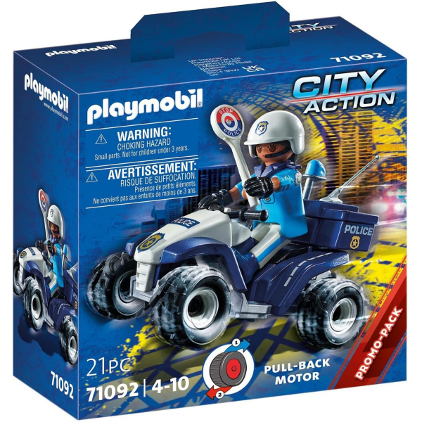 Playmobil Speed Quad Policia Playmobil City 71092