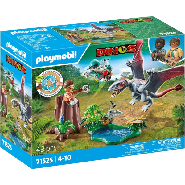 Playmobil Observatorio de Dimorphodon Playmobil Dinos 71525